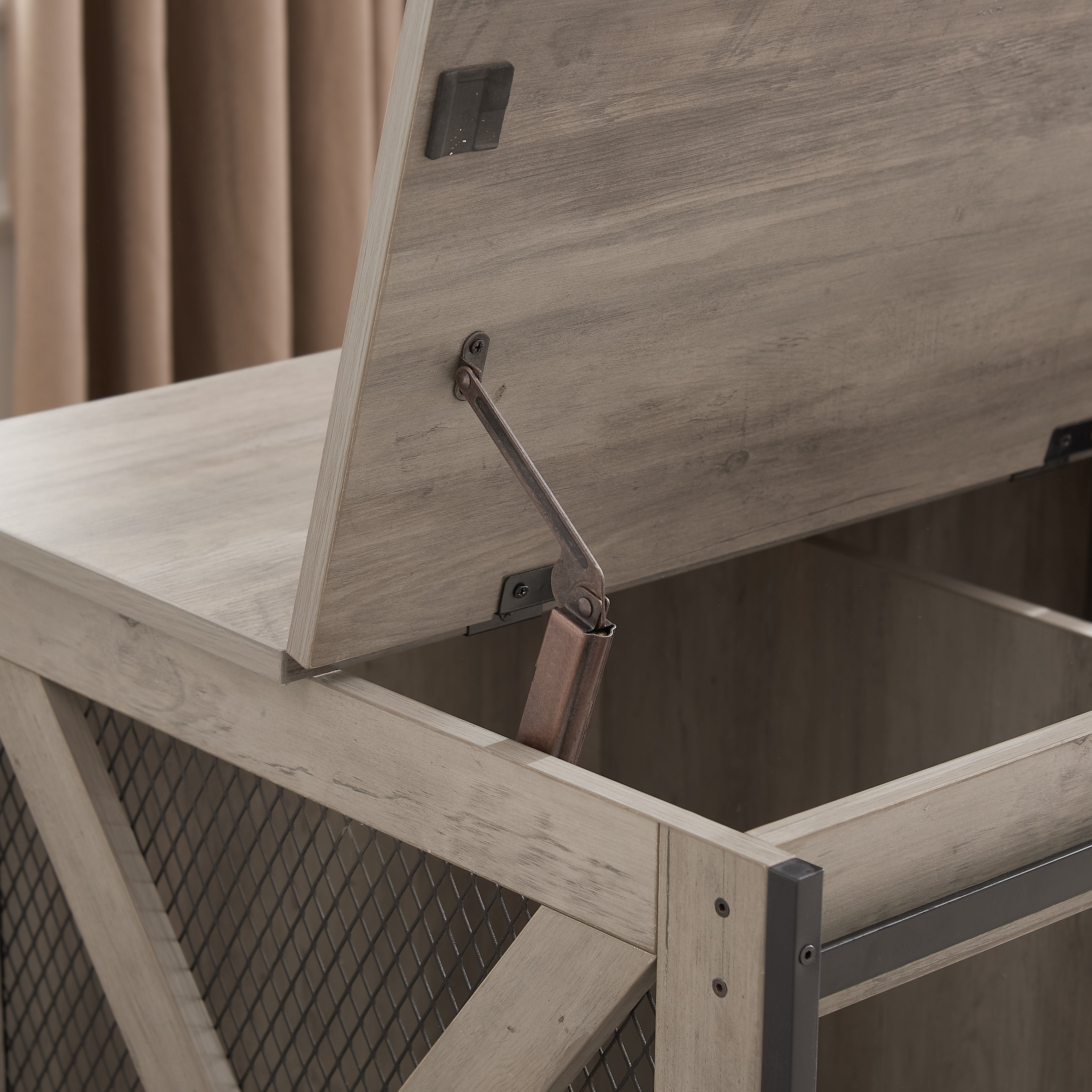Farmhouse Wooden Dog Crate Furniture
