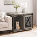 Farmhouse Wooden Dog Crate Furniture
