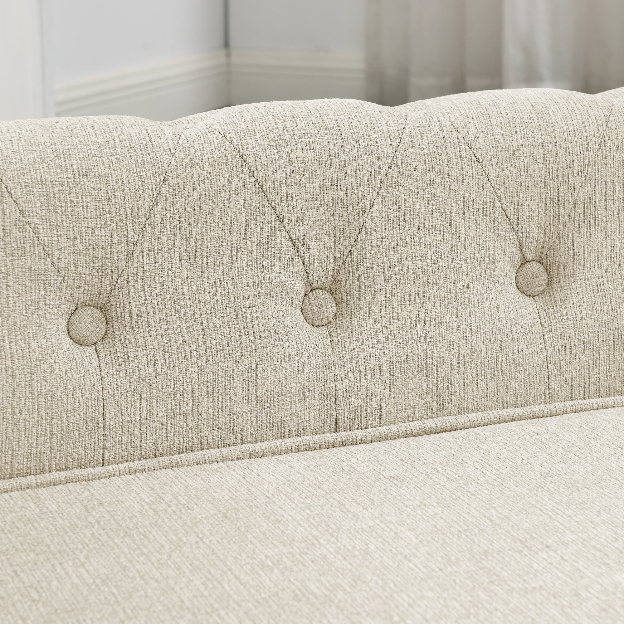 Elegant Beige Elevated Dog Sofa Bed for Medium & Large Dogs