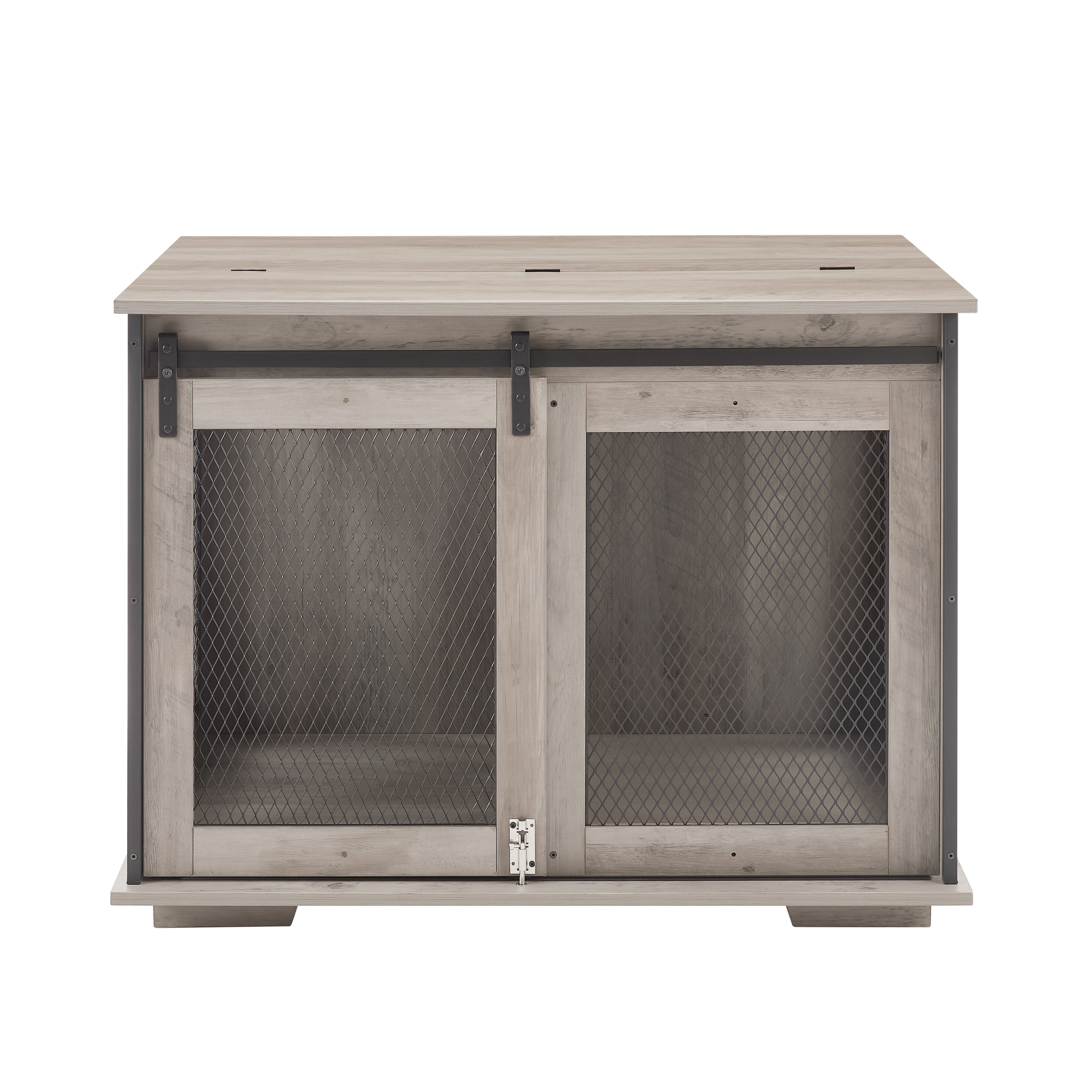 Farmhouse Wooden Dog Crate Furniture