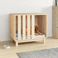 Vidaxl dog kennel 70x50x62 cm solid pinewood