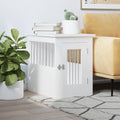 Vidaxxl dog crate 45x62x59 cm engineered wood white