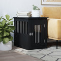 VidaXL dog crate 45x62x59 cm finished wood black