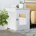 Vidaxxl dog crate 55x75x65 cm engineered wood white