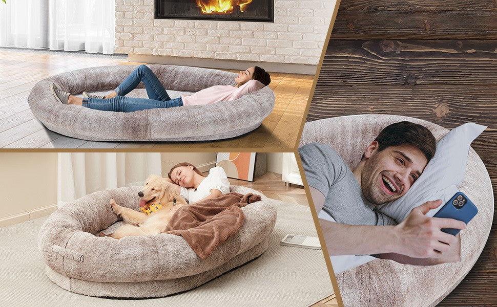 Giant Cozy Pet Bed for Dogs & Cats